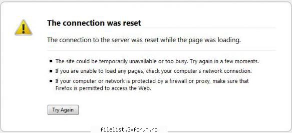 403 Error - Problema si la mine.. mentionez ca providerul - Ajutor FileList