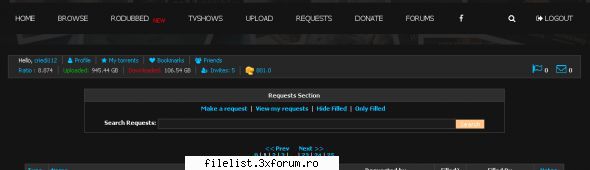 Invitatii Filelist.ro - As dori si eu un invite , folosesc alt tracker - Invitatii Filelist.io