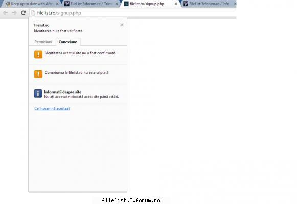 am si eu o problema nu mi se mai conecteaza imi apare o pagina alba si imi zice ca am accesul blocat
